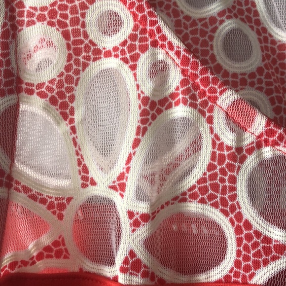 Red Peek-a-boo Top Dress - Picture 5 of 5